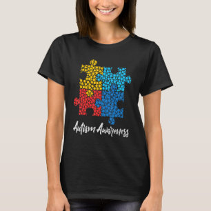 Puzzle Polka Dot Autism Awareness International Do T-Shirt