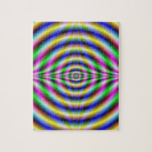 Puzzle Psychedelic Neon Eye