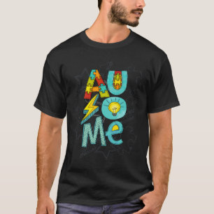 Puzzle Ribbon Ausome Autism Child Autism Awareness T-Shirt