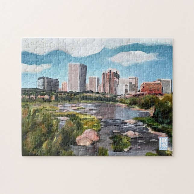 Puzzle Richmond Virginia James River (Horizontal)