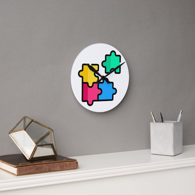 puzzle round clock (Office)