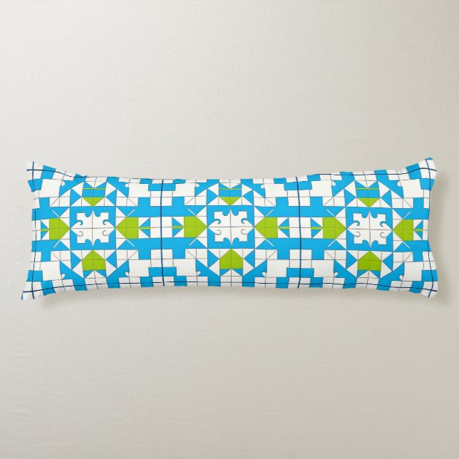 Puzzle Shape Layout For Modern Home Styling Body Cushion (Front)