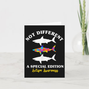 Puzzle Shark Autism Awareness Autistic Autism Moms Card