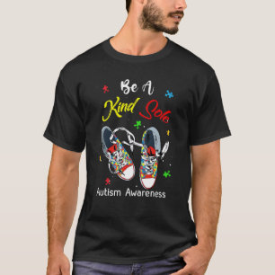 Puzzle Shoes Be A Kind Sole Autism Awareness Puzzl T-Shirt