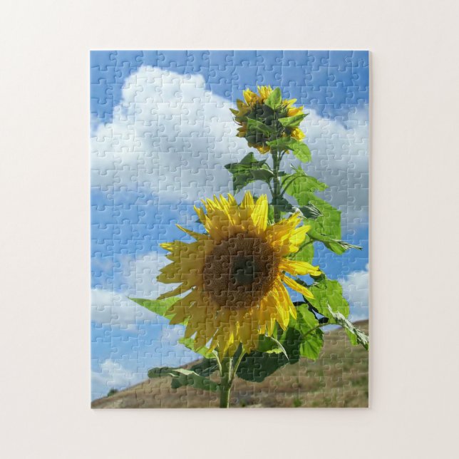 Puzzle - Sunflower on a hill v.2 (Vertical)