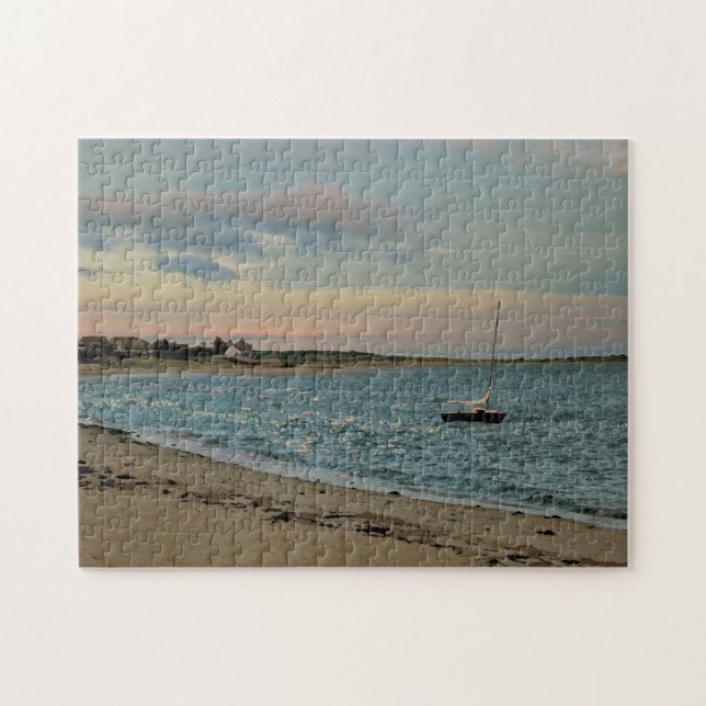 Puzzle - Sunset, Cockle Cove Beach, Cape Cod (Horizontal)