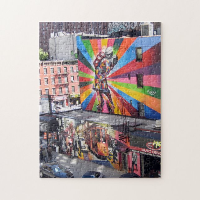 PUZZLE The Kiss - Iconic Wall Art Mural (Vertical)
