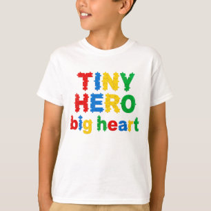 Puzzle Tiny Hero Big Heart Kids T-Shirt