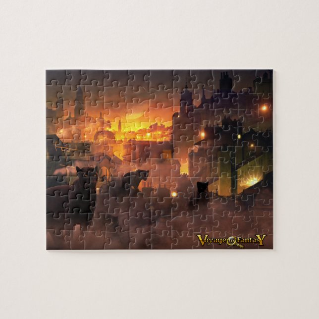 Puzzle Travels to Fantasy - Cat-like (Horizontal)