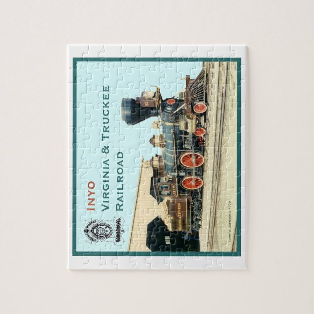 puzzle - V&T Railroad engine Inyo (Vertical)