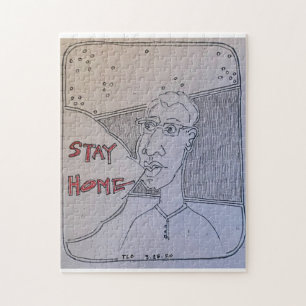 Puzzle w/Original art & message by Tony Cimino