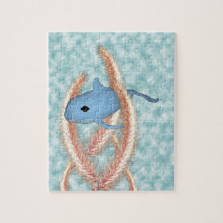 Puzzle - Whale Swimming through Grass