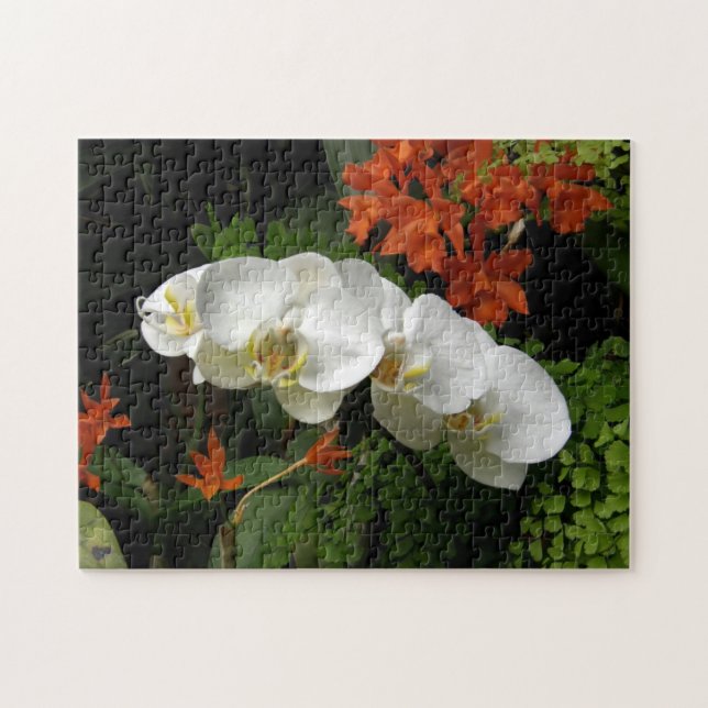 puzzle - White Orchids (Horizontal)