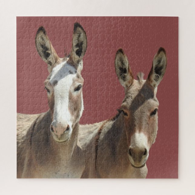 Puzzle, wildlife, donkeys, Oatman, Arizona Jigsaw Puzzle (Vertical)