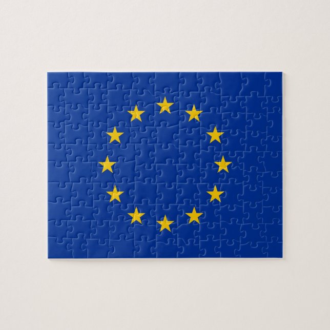 Puzzle with Flag of European Union (Horizontal)