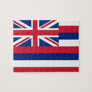 Puzzle with Flag of Hawaii State