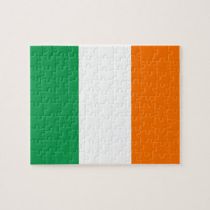 Puzzle with Flag of Ireland