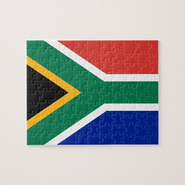 Puzzle with Flag of South Africa (Horizontal)