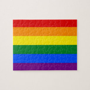 Puzzle with Rainbow Flag