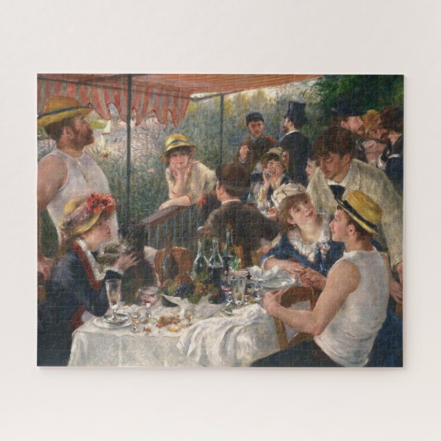 Puzzle with Renoir's Luncheon Party Print (Horizontal)
