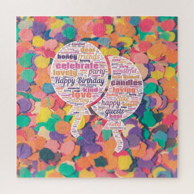 Puzzle - Word Cloud (Vertical)