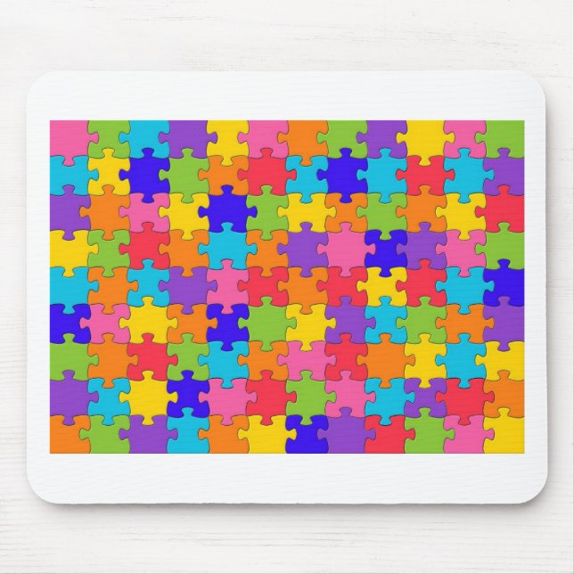 Puzzled Collection Mouse Mat (Front)
