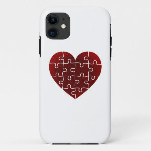 Puzzled Hearts iPhone 11 Case