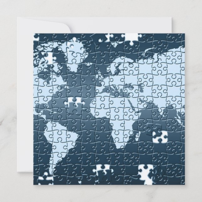 Puzzled! Invitations (Front)