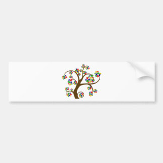 Puzzled Tree of Life Bumper Sticker