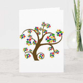 Puzzled Tree of Life Card