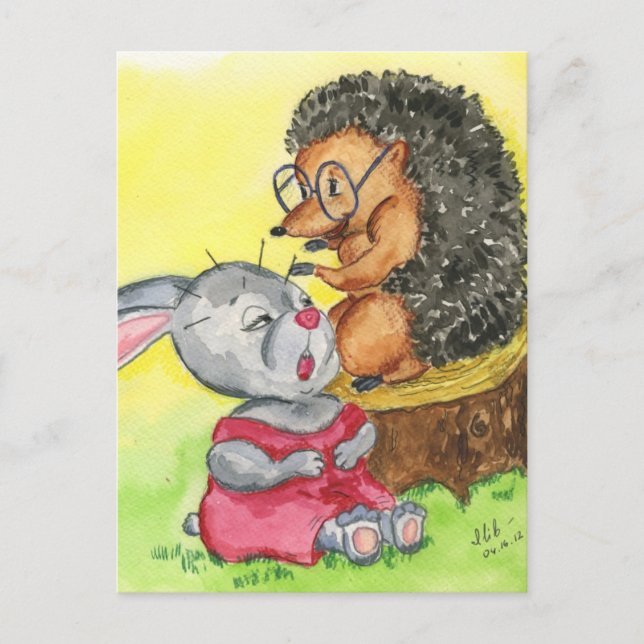 PuzzledAccupuncture.jpeg Postcard (Front)