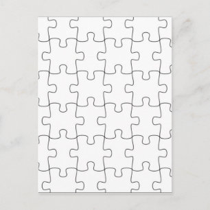Puzzlemotiv Postcard