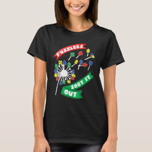 Puzzlers Sort It Out Jigsaw Puzzle T-Shirt