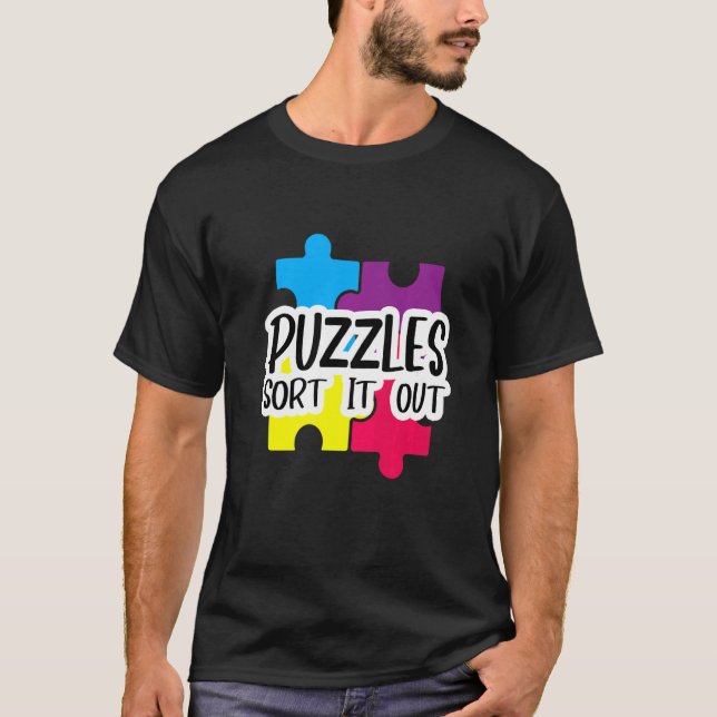 Puzzlers Sort It Out T-Shirt (Front)