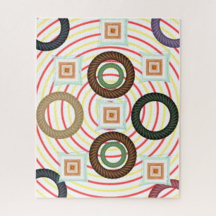 Puzzles Abstract Colors Circular