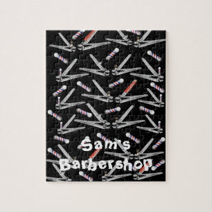 Puzzles Barbershop Clippers Barber Pole