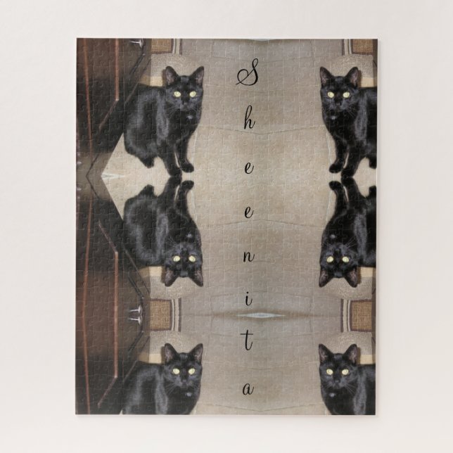 Puzzles Black Cat (Vertical)