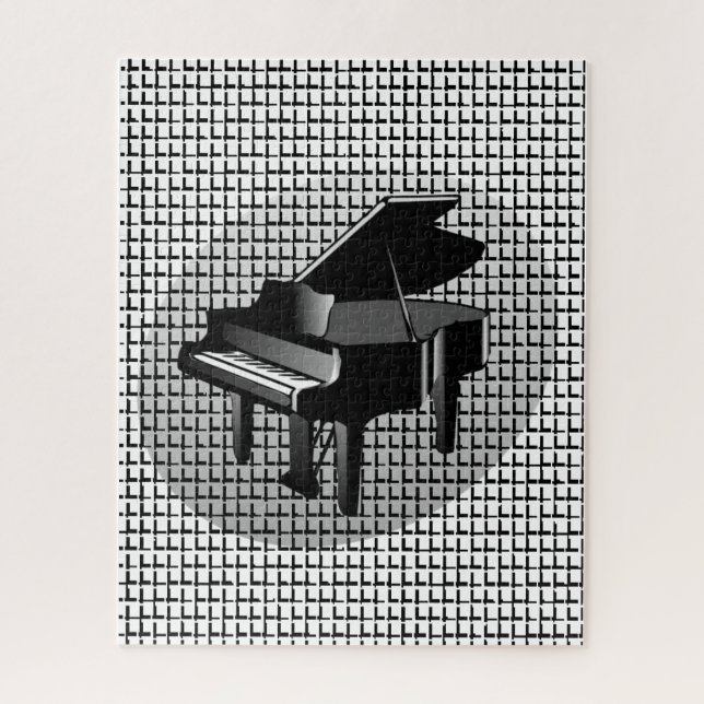 Puzzles Black Piano (Vertical)
