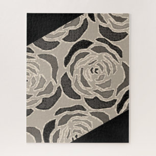 Puzzles Black Sepia Pattern