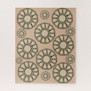 Puzzles Brown Circular