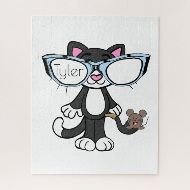 Puzzles Cat Mouse Sunglasses (Vertical)