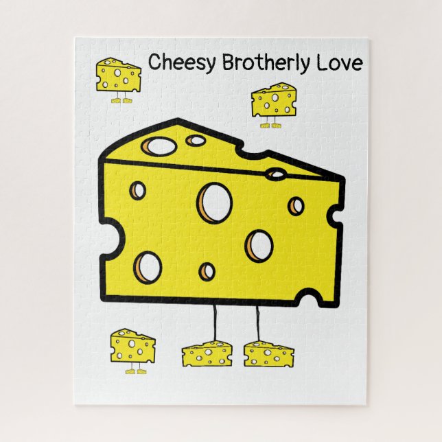 Puzzles Cheese Cheesy Brotherly Love  (Vertical)