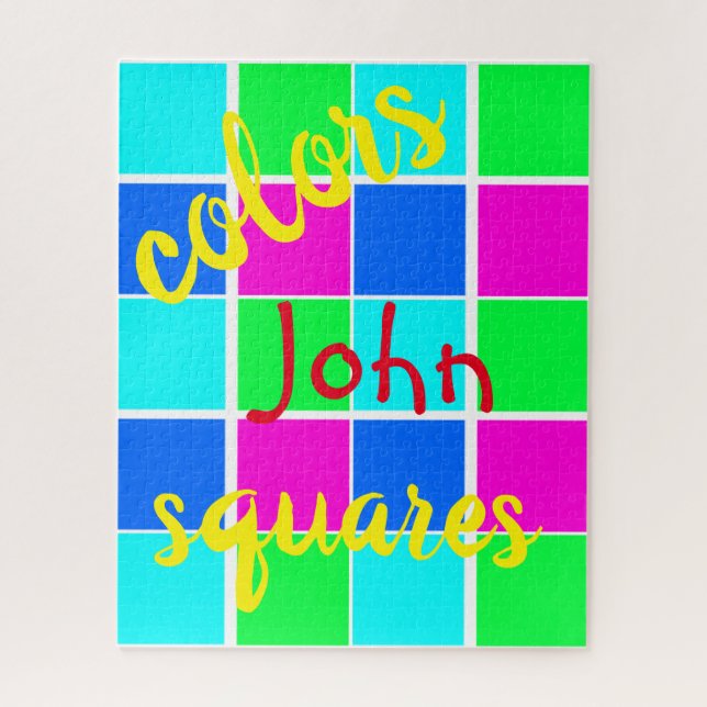 Puzzles Coloured Squares (Vertical)