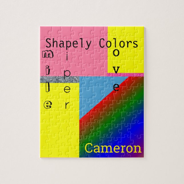 Puzzles Colourful Colours Abstract Shapes (Vertical)