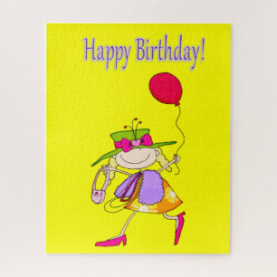 Puzzles Colourful Happy Birthday Friends Family