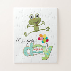 Puzzles Colourful Happy Birthday Friends Family