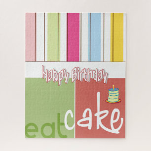 Puzzles Colourful Happy Birthday Friends Family