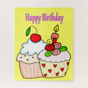 Puzzles Colourful Happy Birthday Friends Family