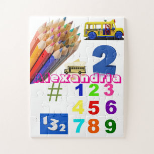 Puzzles Educational Numbers