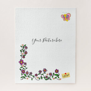 Puzzles Floral Butterfly